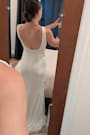 Eternal Happiness White Lace Square Neck Mermaid Maxi Dress