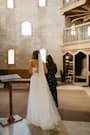 Rosewood White Tulle Beaded Long Veil