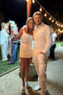 Divinely Sunny White Sleeveless Two-Piece Romper