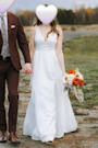 Blissfully Beloved Ivory Backless A-Line Bow Maxi Dress