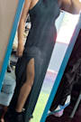 Confidently Charismatic Emerald Backless Halter Maxi Dress