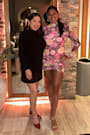 Prettiest Energy Pink Multi Floral Mesh Long Sleeve Mini Dress