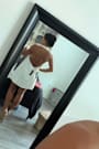 Perrie White Backless Shift Mini Dress