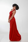 Dreaming of Elegance Wine Red Satin One-Shoulder Maxi Dress