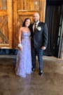 Most Beautiful Day Purple Multi Floral Print Organza Maxi Dress