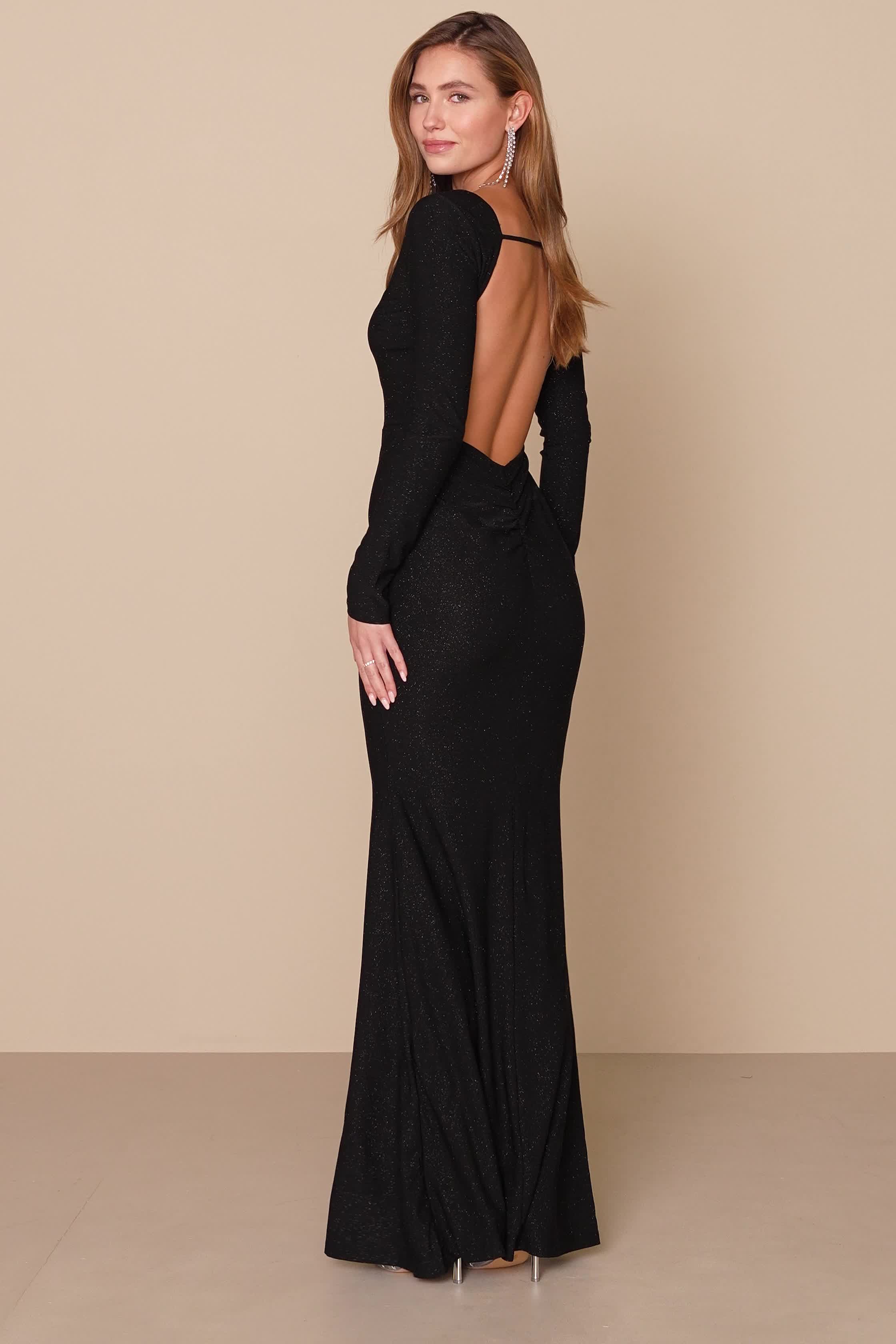 navy blue dress for baby girl Shop the Linette Gown - Emerald Maxi Dress main image 1