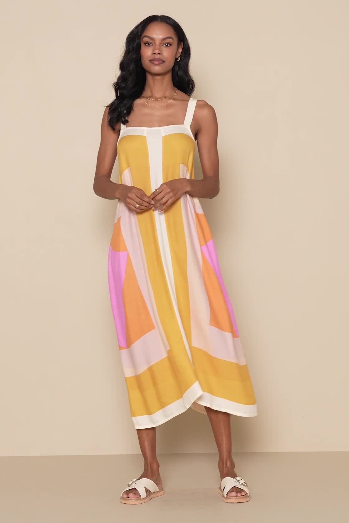 Leona Spot Midi Dress | Hobbs US |