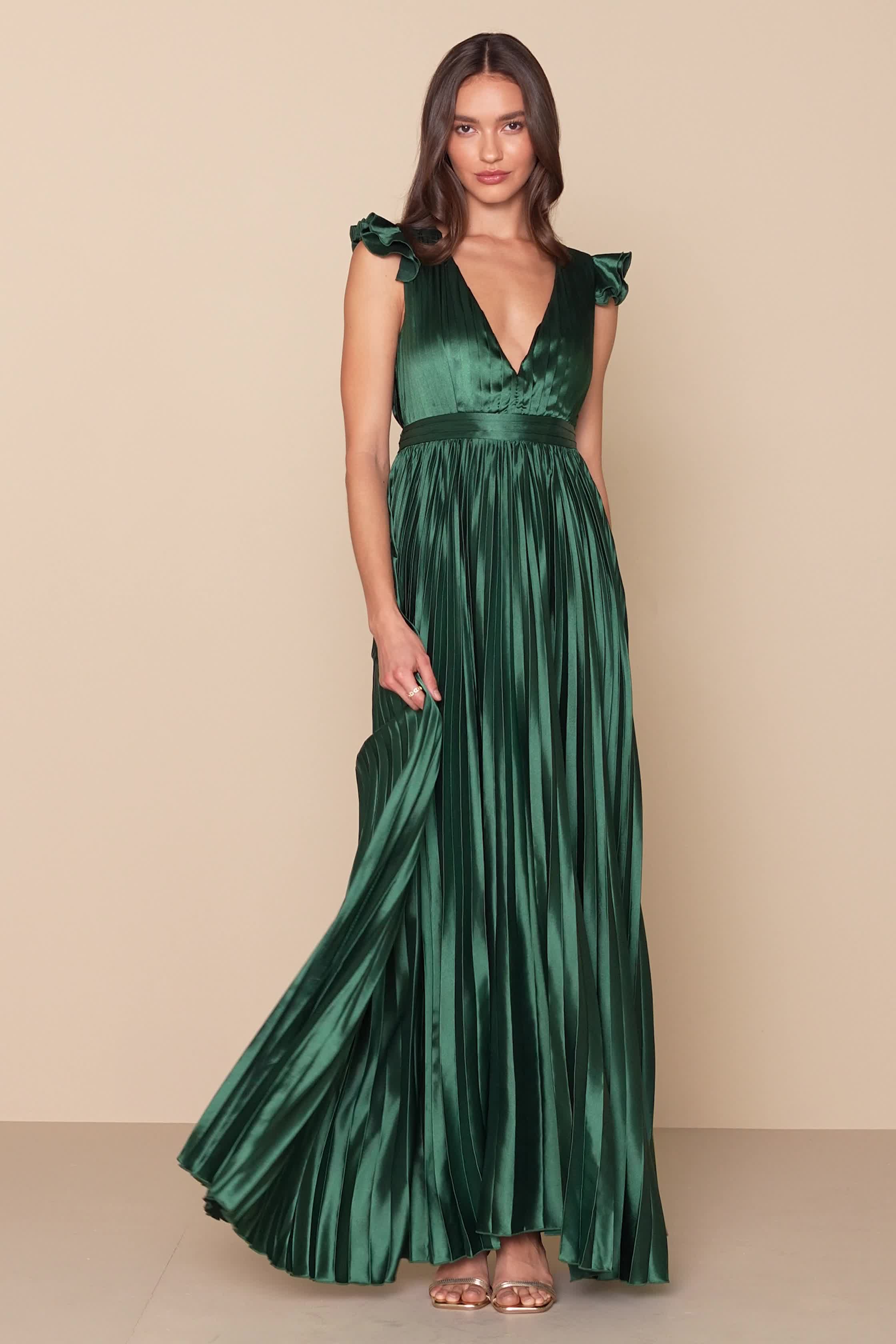 knee length dresses for ladies Satin Wrap Midi Dress  Endless Rose