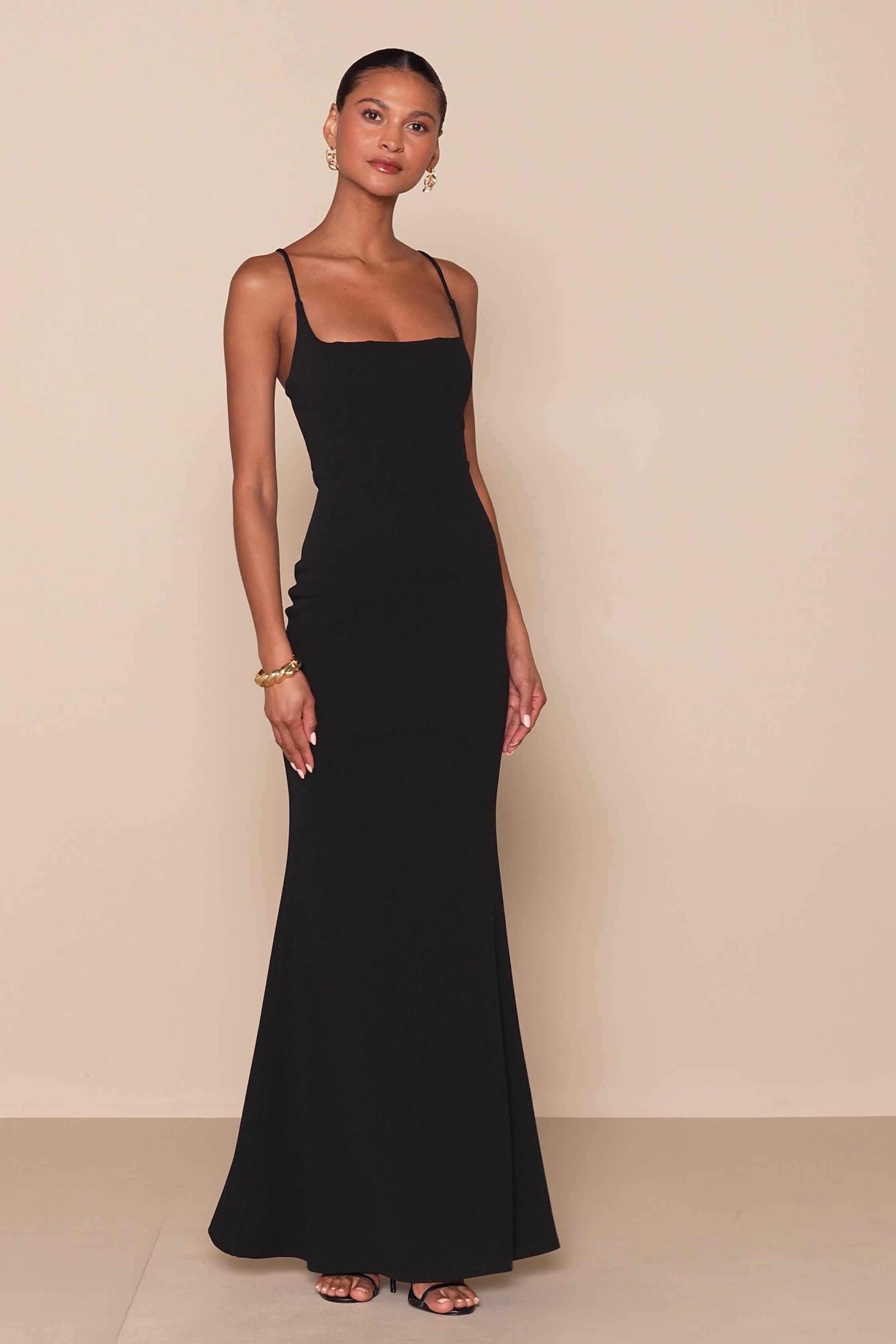 Black Maxi Dress - Mermaid Maxi Dress - Sleeveless Maxi Dress - Lulus