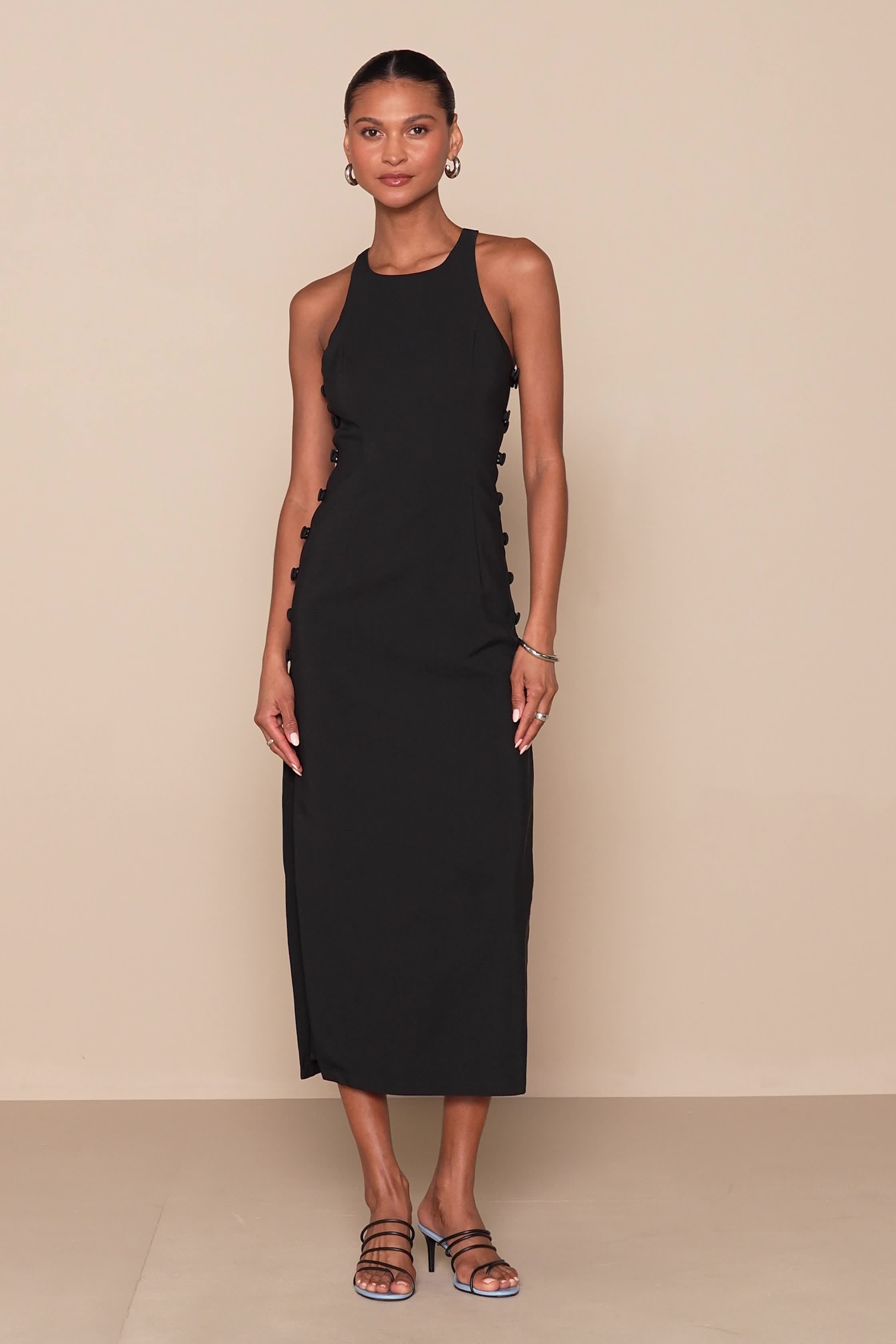 knee length dresses for ladies Marcella Women's Eliana Slit Dress
