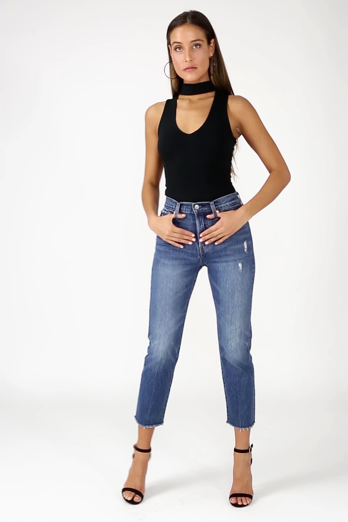 Black Body Suit Blouse - S main image 1